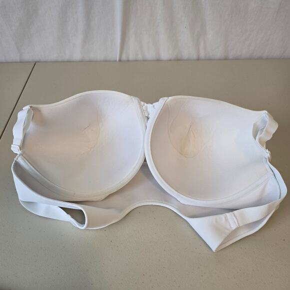 Vanity Fair Full Figure Bra Women's 44D White Front Closure - Picture 8 of 14